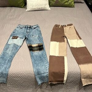 Women’s Hollister mom/dad size 0/00 long jeans.